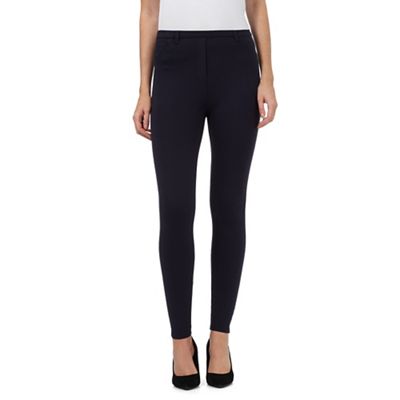The Collection Navy pocket trim leggings